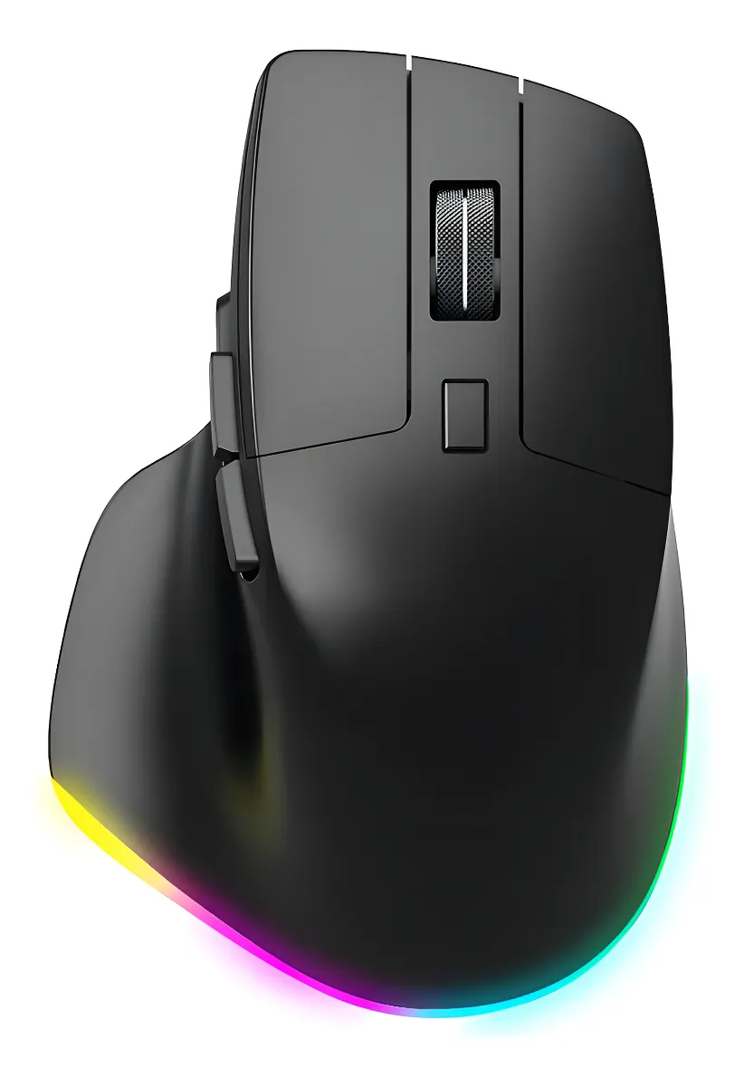 mouse gammer con luces rgb